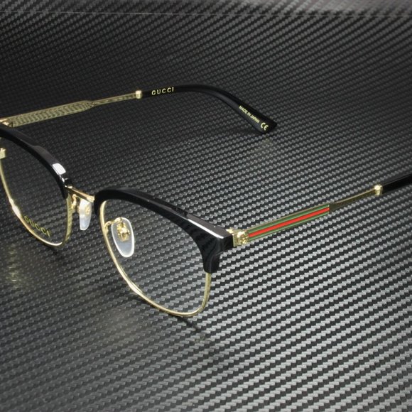 Gucci Gold 52mm Eyeglasses - Picture 1 of 3